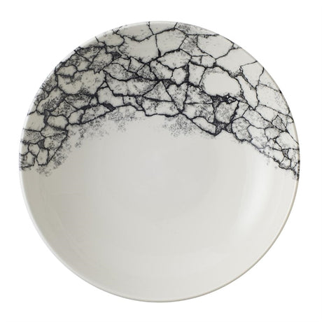 Churchill Kintsugi Accents Quartz Black Evolve Coupe Bowl 248mm (Pack of 12) - CU668 Bowls Churchill