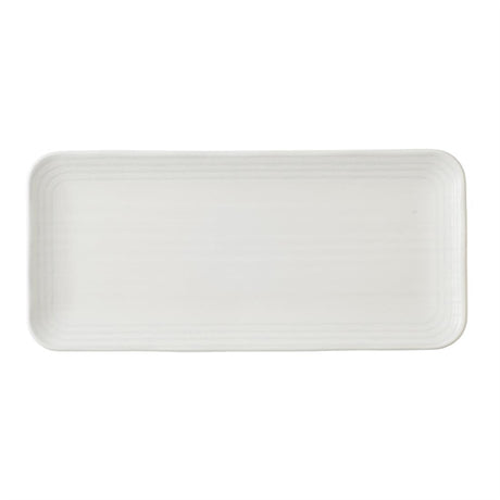 Churchill Dudson Harvest Norse White Organic Coupe Rect Platter 350 x 159mm (Pack of 6) - CU679 Dudson Crockery Dudson   