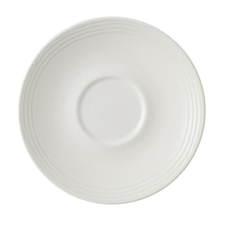 Churchill Dudson Harvest Norse White Cappuccino Saucer 159mm (Pack of 12) - CU682 Dudson Crockery Dudson   