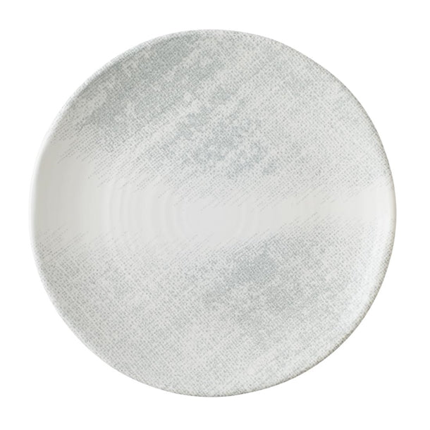 Churchill Makers Collection Jute Grey Organic Coupe Plate 229mm (Pack of 12) - CU685 Plates Dudson