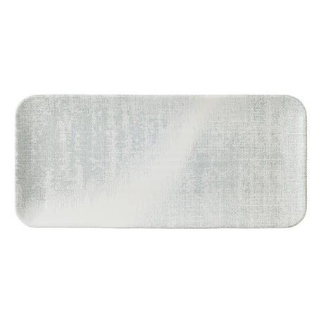 Churchill Makers Collection Jute Grey Organic Coupe Rectangle Platter 349 x 159mm (Pack of 6) - CU689 Dudson Crockery Dudson   