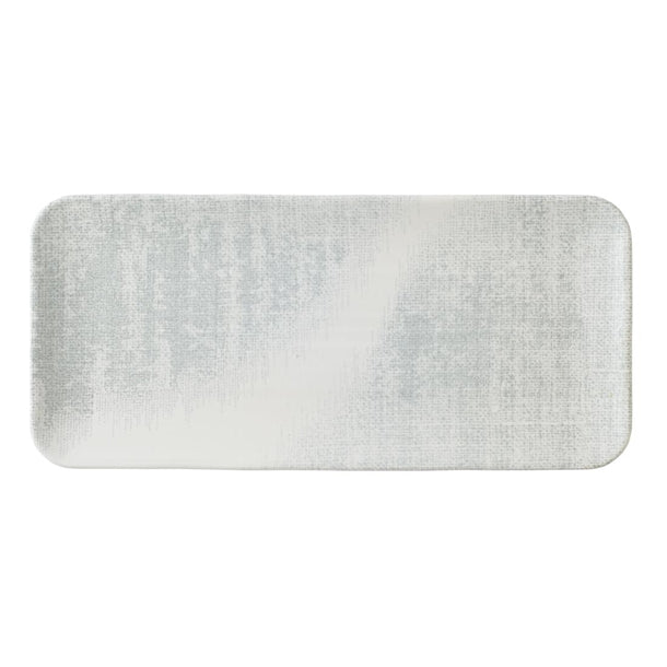 Churchill Makers Collection Jute Grey Organic Coupe Rectangle Platter 349 x 159mm (Pack of 6) - CU689 Dudson Crockery Dudson   