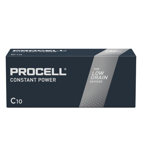 Duracell Procell Constant Power C 1.5V Battery (Pack of 10) - CU752  Duracell   