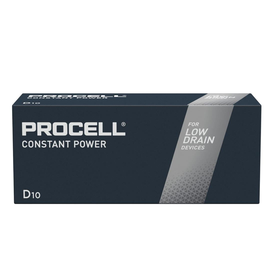 Duracell Procell Constant Power D 1.5V Battery (Pack of 10) - CU753  Duracell   
