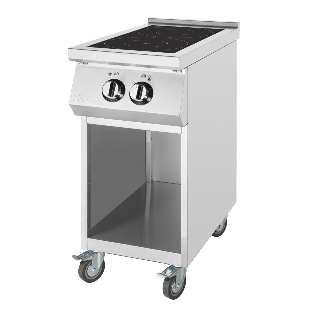Buffalo Freestanding Double Zone Induction Hob 2 x 3.5kW Single Phase - CU899  Buffalo   