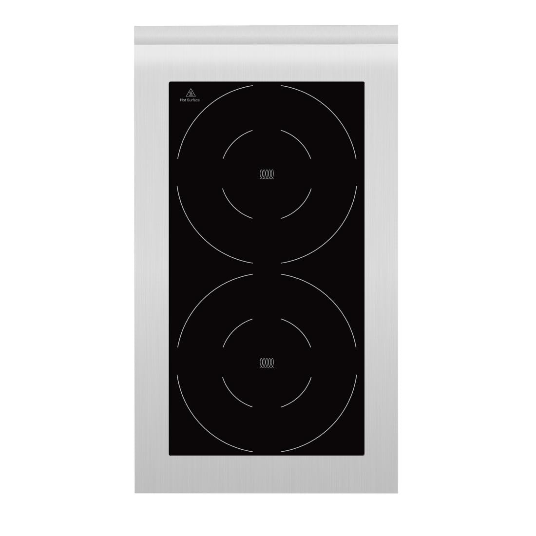 Buffalo Freestanding Double Zone Induction Hob 2 x 3.5kW Single Phase - CU899  Buffalo   