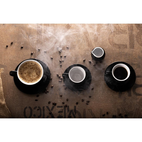 Olympia Cafe Espresso Cup Black (Pack of 12) - CU952 Cups and Mugs Olympia