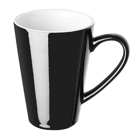 Olympia Cafe Latte Cups Black 340ml (Pack of 12) - CU957 Cups and Mugs Olympia