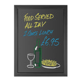 Olympia Wallboard Black Wooden Frame 600x800mm - CU991  Olympia   