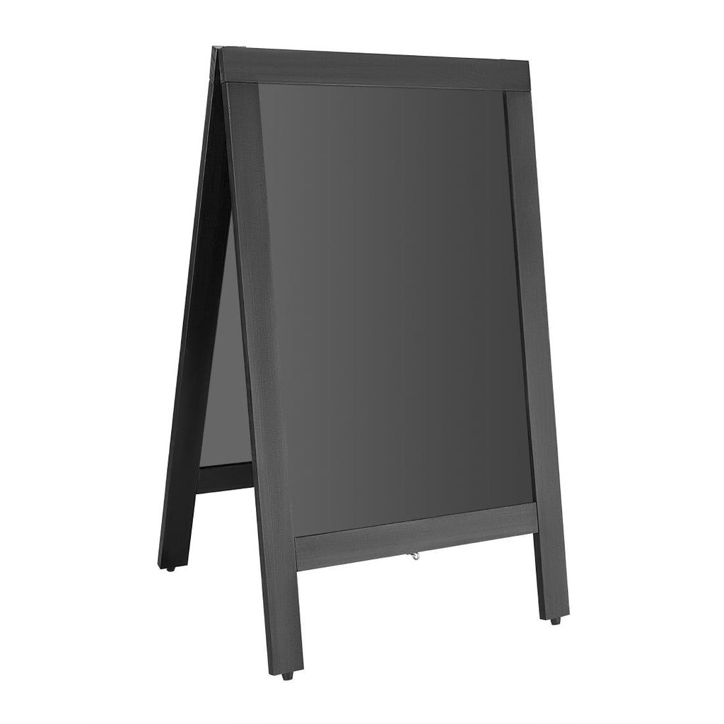 Olympia Pavement Board Black Wooden Frame 500x850mm - CU992  Olympia   