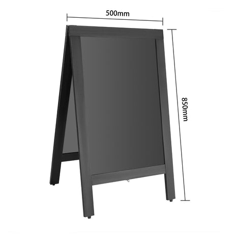 Olympia Pavement Board Black Wooden Frame 500x850mm - CU992  Olympia   