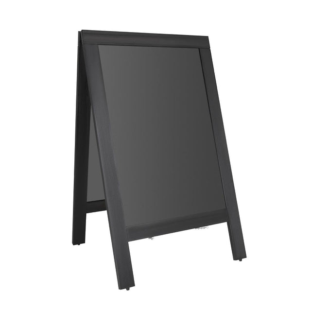 Olympia Pavement Board Black Wooden Frame 700x1200mm - CU993  Olympia   