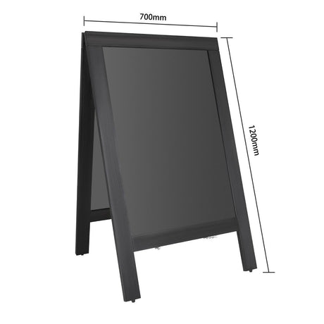 Olympia Pavement Board Black Wooden Frame 700x1200mm - CU993  Olympia   