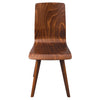 Fameg Wooden Flow Bentwood Walnut Side Chairs (Pack of 2) - CW009 Wooden Dining Chairs Fameg   