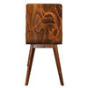 Fameg Wooden Flow Bentwood Walnut Side Chairs (Pack of 2) - CW009 Wooden Dining Chairs Fameg   