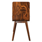 Fameg Wooden Flow Bentwood Walnut Side Chairs (Pack of 2) - CW009 Wooden Dining Chairs Fameg   