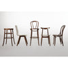 Fameg Walnut Cowhorn Side Chair (Pack of 2) - CW008 Wooden Dining Chairs Fameg   