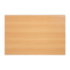 Bolero Pre-drilled Rectangular Tabletop Beech Effect - CW130 Wood Effect Table Tops Bolero   