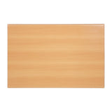 Bolero Pre-drilled Rectangular Tabletop Beech Effect - CW130 Wood Effect Table Tops Bolero   