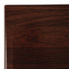 Bolero Pre-drilled Rectangular Tabletop Dark Brown - CW131 Wood Effect Table Tops Bolero   