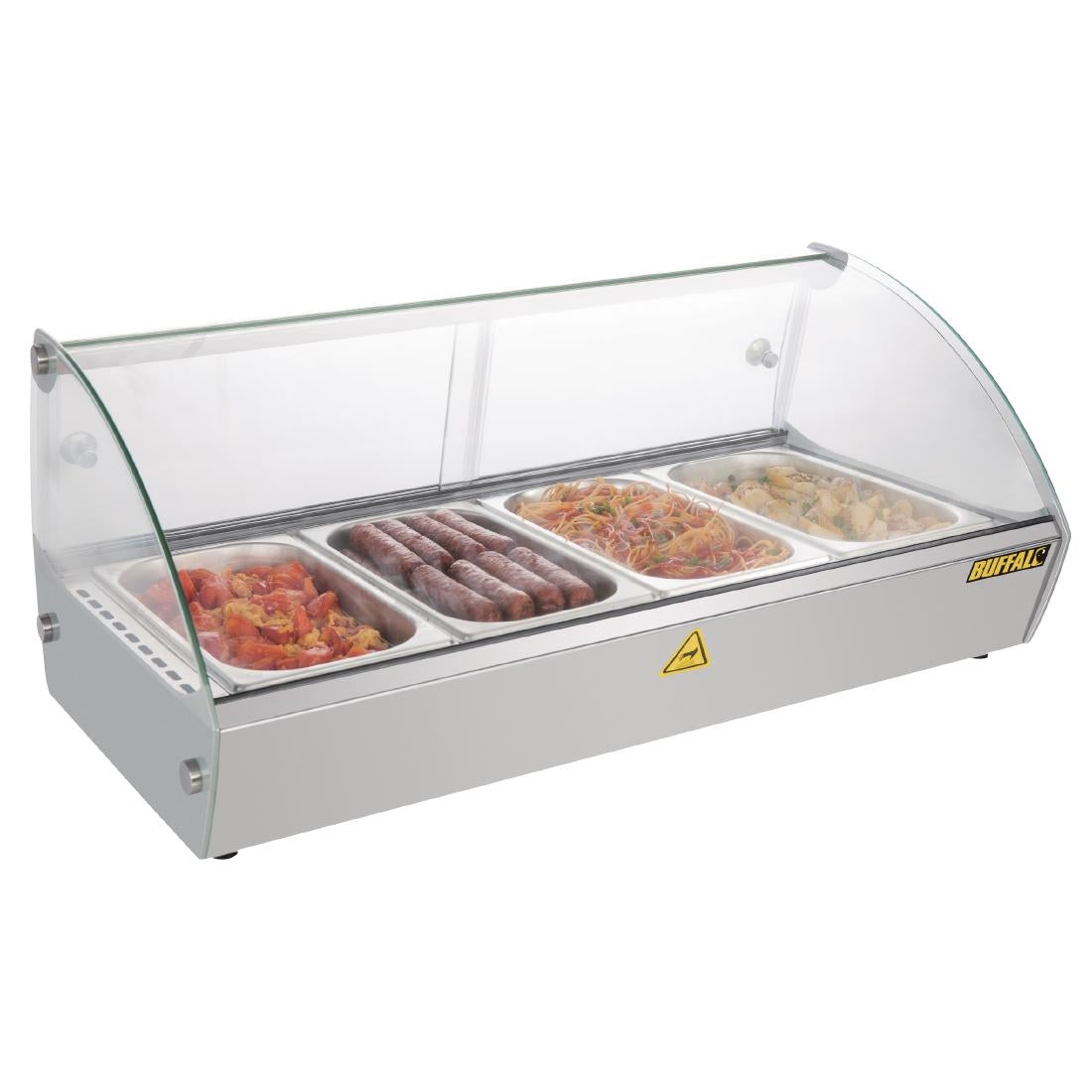 Buffalo Countertop Heated Food Display 800mm - CW147  Buffalo   