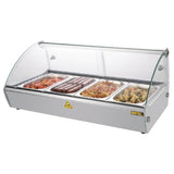 Buffalo Countertop Heated Food Display 800mm - CW147  Buffalo   