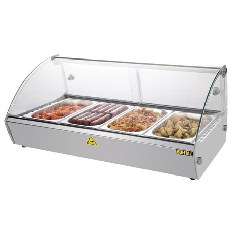 Buffalo Countertop Heated Food Display 800mm - CW147  Buffalo   