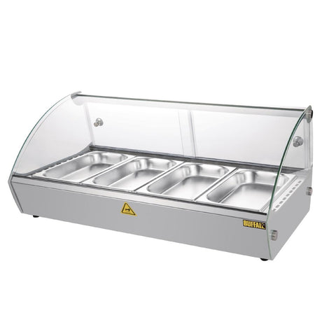 Buffalo Countertop Heated Food Display 800mm - CW147  Buffalo   