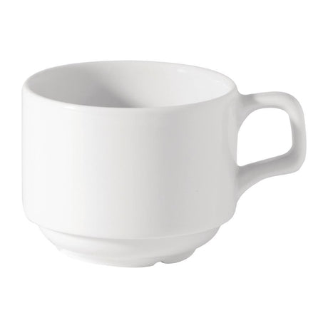 Utopia Titan Stacking Cups White 200ml (Pack of 36) - CW285 Cups and Mugs Utopia