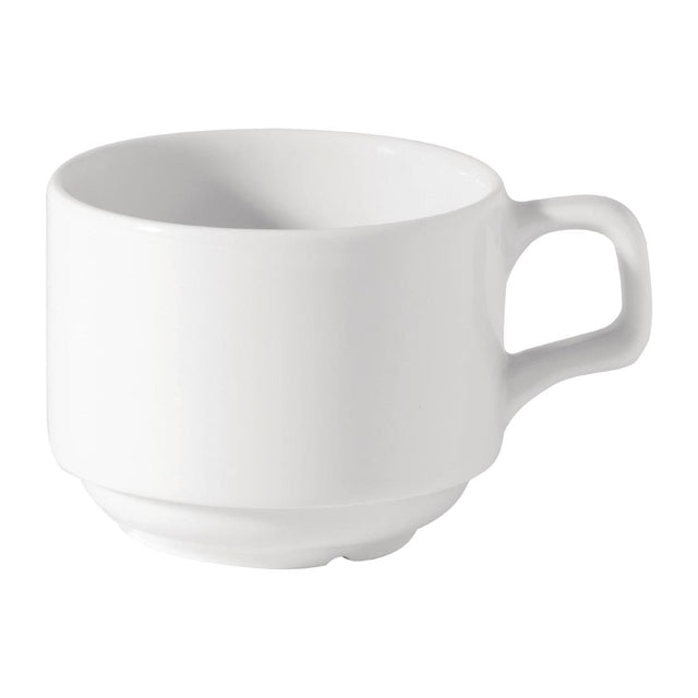 Utopia Titan Stacking Cups White 200ml (Pack of 36) - CW285 Cups and Mugs Utopia
