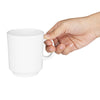 Olympia Kristallon Melamine Mugs White 340ml 12oz (Pack of 6) - CW290 Melamine and Polycarbonate Olympia   