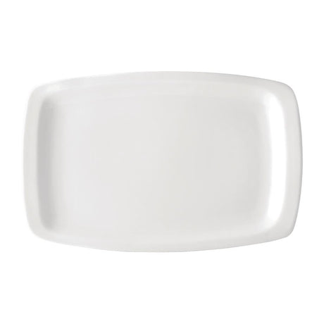 Utopia Titan Rectangular Plates White 230mm x 360mm (Pack of 12) - CW333 Plates Utopia