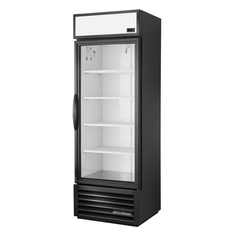 True 1 Glass Door 538L Upright Display Fridge Black GDM-19T-HC-TSL01 - CW386  True   