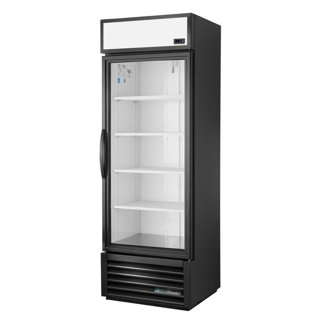 True 1 Glass Door 538L Upright Display Fridge Black GDM-19T-HC-TSL01 - CW386  True   