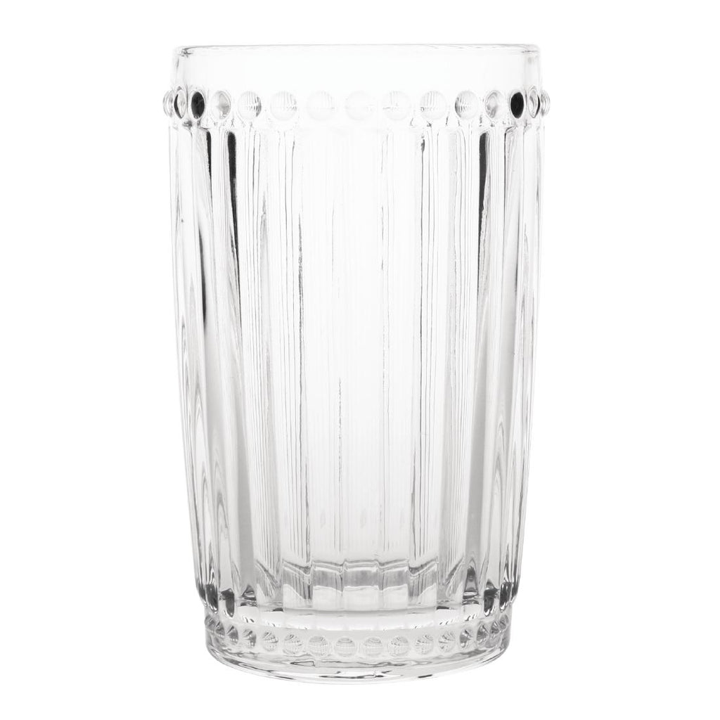 Olympia Baroque Hi Ball Clear 395ml 13.3fl oz (Box 6) - CW396 Utopia Hi Balls and Tumblers Olympia   