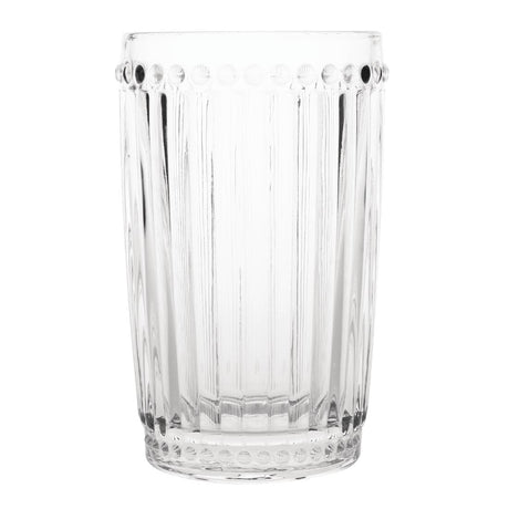 Olympia Baroque Hi Ball Clear 395ml 13.3fl oz (Box 6) - CW396 Utopia Hi Balls and Tumblers Olympia   