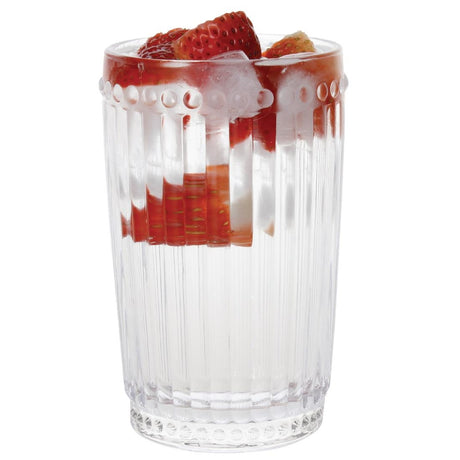 Olympia Baroque Hi Ball Clear 395ml 13.3fl oz (Box 6) - CW396 Utopia Hi Balls and Tumblers Olympia   