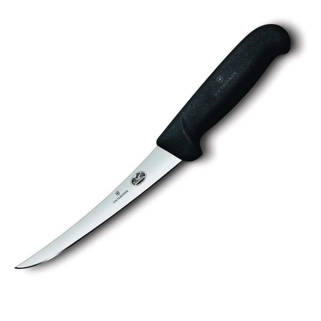 Victorinox Fibrox Boning Knife Narrow Curved Blade 12cm - CW455  Victorinox   