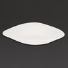 Churchill Lotus Triangular Shallow Bowls White 278mm (Pack of 12) - CW559 Bowls Churchill