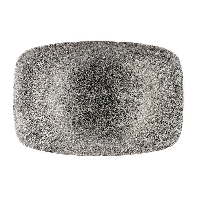 Churchill Studio Prints Raku Rectangular Plates Quartz Black 245 x 355mm (Pack of 6) - CW561 Plates Churchill
