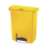 Rubbermaid Slim Jim Step on Bin Front Pedal 30Ltr Yellow - CW581  Slim Jim   