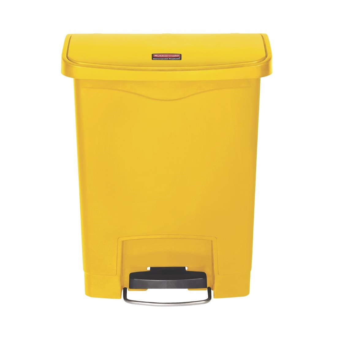 Rubbermaid Slim Jim Step on Bin Front Pedal 30Ltr Yellow - CW581  Slim Jim   