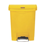 Rubbermaid Slim Jim Step on Bin Front Pedal 30Ltr Yellow - CW581  Slim Jim   