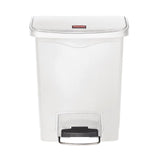 Rubbermaid Slim Jim Step on Bin Front Pedal 30Ltr White - CW582  Slim Jim   