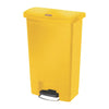 Rubbermaid Slim Jim Front Step-On Pedal Bin Yellow 50Ltr - CW585  Slim Jim   