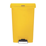 Rubbermaid Slim Jim Front Step-On Pedal Bin Yellow 50Ltr - CW585  Slim Jim   