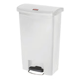 Rubbermaid Slim Jim Step on Bin Front Pedal 50Ltr White - CW586  Slim Jim   
