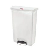Rubbermaid Slim Jim Step on Bin Front Pedal White 90Ltr - CW594  Slim Jim   