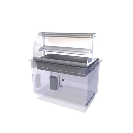 Designline Drop In Heated Serve Over Counter HDL4 - CW617  Designline   