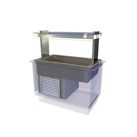 Kubus Drop In Cold Island Well Self Service 1175mm - CW628  Kubus   